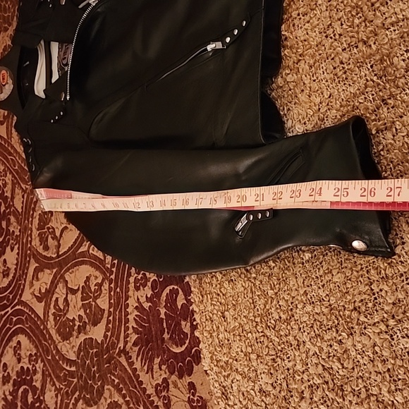 Womens First Leather Motorcycle Jacket - Picture 15 of 15